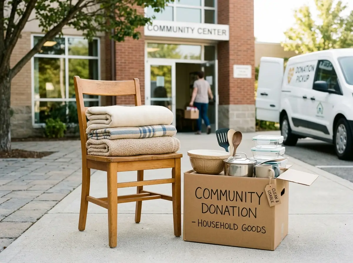 Items ready for donation